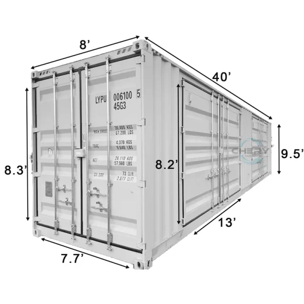 40ft High Cube Shipping Container